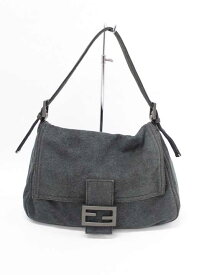 【新規値下げ】◇FENDI/フェンディ◇マンマバケット/セミショルダーバッグ/354・26325・099/ワンショルダー/BAG/鞄 グレー/灰色 レディース【中古】春夏秋冬 912132