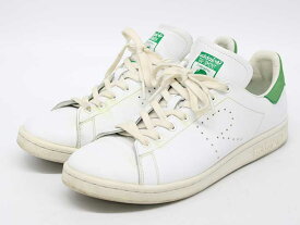 【楽天スーパーSALE】♪adidas/アディダス♪RAF SIMONSスタンスミス/スニーカー/B24051/シンプル/カジュアル/オシャレ/シューズ/靴 ホワイト×グリーン/白×緑 メンズ 27 【中古】 春夏秋冬 106032