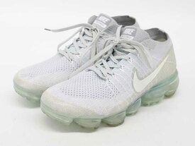 【値下げ】♪NIKE/ナイキ♪AIR VAPORMAX FLYNIT/スニーカー/849577-004/シンプル/カジュアル/オシャレ/シューズ/靴 ライトグレー/灰色 レディース 23.5 【中古】 春夏秋冬 106032