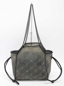 【値下げ】♪STELLA McCARTNEY/ステラマッカートニー♪ファラベラPVCスモールトートバッグ/557963/シンプル/カジュアル/オシャレ/BAG/鞄 ブラック/黒色 レディース 【中古】 春夏秋冬 906032