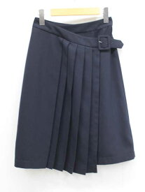 【新規SALE】マックスアンドコー ベルト付スカート レディース ネイビー【中古】 □