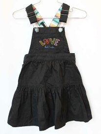 【楽天スーパーSALE!】[ポールスミスベビー/Paul Smith BABY]90cm ジャンパースカート 黒【中古】子供服 キッズ kids ベビー服 baby 女の子 春夏秋 onepi 402042