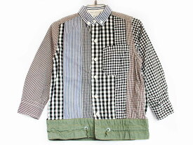 [ゴートゥーハリウッド/GotoHollywood]110cm 長袖シャツ 紺×白系【中古】子供服 キッズ kids 男の子 春秋 tops 722042