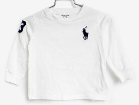 [ラルフローレン/Ralph Lauren]80cm 長袖カットソー/長袖Tシャツ/ロンT 白【中古】子供服 キッズ kids ベビー服 baby 男の子 女の子 春秋 tops 503042