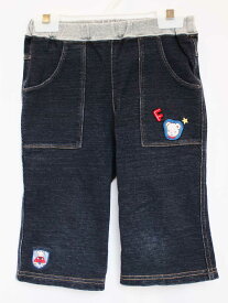 [ファミリア/familiar]110cm 半端丈パンツ 紺【中古】子供服 キッズ kids 男の子 春夏 bottoms 803042