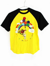 [ヒステリックミニ/HYSTERIC MINI]140cm 五分袖Tシャツ/五分袖カットソー 黄色×黒【中古】子供服 キッズ kids ジュニア 男の子 女の子 夏 tops 324042