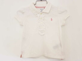 [ラルフローレン/Ralph Lauren]85cm 半袖ポロシャツ 白【中古】子供服 キッズ kids ベビー服 baby 女の子 夏 tops 624042