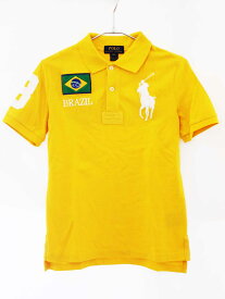 [ラルフローレン/Ralph Lauren]140cm 半袖ポロシャツ 黄色【中古】子供服 キッズ kids ジュニア 男の子 夏 tops 705042