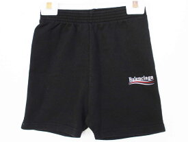 現行[バレンシアガ/BALENCIAGA]83-88cm ハーフパンツ/ショートパンツ/半ズボン/短パン 黒【中古】子供服 キッズ kids ベビー服 baby 男の子 秋冬 bottoms 810142