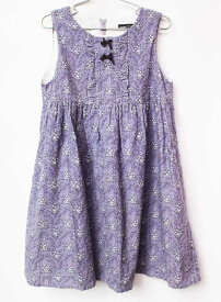 ベベ ジャンパースカート 90cm キッズ 女児 紫【中古】【新入荷!】★