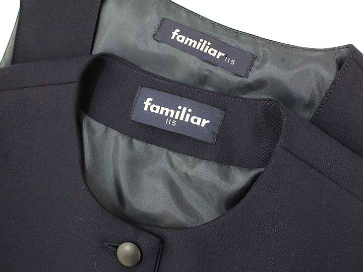 楽天市場】【新入荷!】[ファミリア/familiar]115cm アンサンブル 濃紺  