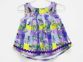 [アナスイミニ/ANNA SUI mini]90cm ノースリーブブラウス/チュニック 紫【中古】子供服 キッズ kids ベビー服 baby 女の子 夏 916032 tops