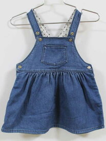 プチバトー ジャンパースカート 81cm キッズ 女児 インディゴ【中古】【新入荷!】‡