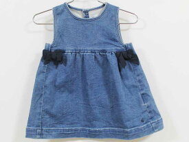 プチバトー ジャンパースカート 74cm キッズ 女児 インディゴ【中古】【新入荷!】‡