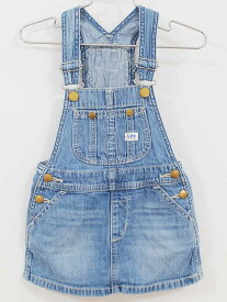 リー ジャンパースカート 90cm キッズ 女児 インディゴ【中古】【新入荷!】‡