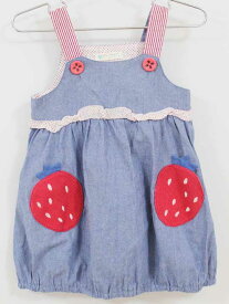ベイビーチアー ジャンパースカート 90cm キッズ 女児 ブルー系【中古】【新入荷!】‡