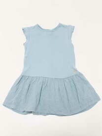 ‡プチバトー/PETIT BATEAU‡81cm ノースリーブワンピース/半袖ワンピース ブルー【中古】子供服 キッズ kids ベビー服 baby 女の子 夏 716022 onepi