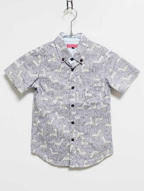 ‡ハッカキッズ/HAKKA kids‡130cm 半袖Tシャツ/半袖カットソー ブルー系【中古】子供服 キッズ kids 男の子 夏 306032 tops