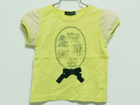 ‡ベベ/BeBe‡100cm 半袖Tシャツ/半袖カットソー グリーン【中古】子供服 キッズ kids 女の子 夏 326032 tops