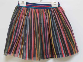 ‡ポールスミスジュニア/Paul Smith JUNIOR‡130cm スカート 黒×ピンク【中古】子供服 キッズ kids 女の子 春秋 bottoms 402042