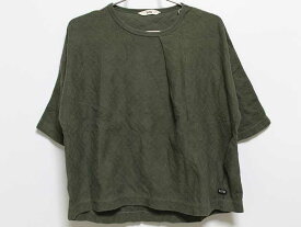 ‡フィス/FITH‡120cm 五分袖カットソー/長袖Tシャツ/長袖カットソー/ロンT カーキ【中古】子供服 キッズ kids 女の子 春夏 tops 722042