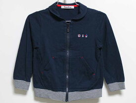 ‡ファミリア/familiar‡100cm カットソーブルゾン/ジャンパー/アウター 紺【中古】子供服 キッズ kids 男の子 女の子 春 otr 513042