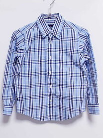 ‡ブルックスブラザーズ/Brooks Brothers‡125cm 長袖シャツ ブルー系【中古】子供服 キッズ kids 男の子 春秋 tops 223042