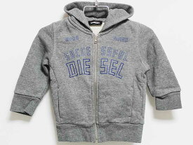 ‡ディーゼルキッズ/DIESEL kids‡80cm パーカー グレー【中古】子供服 キッズ kids ベビー服 baby 男の子 女の子 春秋 tops 223042