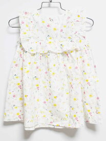 ‡プチバトー/PETIT BATEAU‡81cm 半袖ワンピース/ノースリーブワンピース 白系【中古】子供服 キッズ kids ベビー服 baby 女の子 夏 onepi 324042