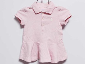 ‡ラルフローレン/Ralph Lauren‡80cm 半袖ポロシャツ ピンク【中古】子供服 キッズ kids ベビー服 baby 女の子 夏 tops 624042