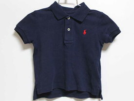 【夏物 新入荷!】‡ラルフローレン/Ralph Lauren‡85cm 半袖ポロシャツ 紺【中古】子供服 キッズ kids ベビー服 baby 男の子 女の子 夏 tops 135042