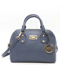 【値下げ】◇MICHAEL KORS/マイケルコース◇スモールサッチェル/2wayバッグ/ハンドバッグ/ショルダーバッグ/BAG/鞄 ネイビー/紺 レディース【中古】春夏秋冬 704032