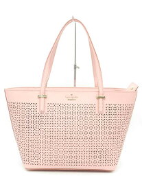 ◇kate spade new york/ケイトスペードニューヨーク◇CEDAR ST PERF MINI HARMONY/トートバッグ/PXRU6716/レザー/BAG/鞄 ピンク レディース【中古】春夏 035032