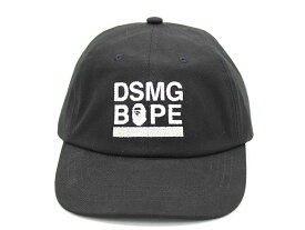 【新入荷】新品未使用品◇A BATHING APE/アベイシングエイプ◇BAPE X DSMG/キャップ/ベースボールキャップ/刺しゅう/帽子/小物 ブラック/黒 メンズ F 春夏秋冬 hat etc 314042