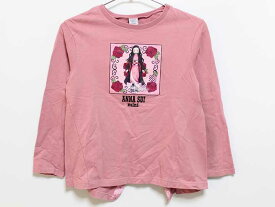 ‡アナスイミニ/ANNA SUI mini‡150cm 長袖Tシャツ/長袖カットソー/ロンT ピンク 鬼滅の刃コラボ '21年製【中古】子供服 キッズ kids ジュニア 女の子 春秋 tops 402042