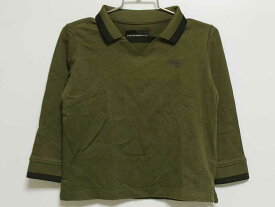 ‡エンポリオアルマーニ/EMPORIO ARMANI‡106cm 長袖Tシャツ/長袖カットソー/ロンT カーキ【中古】子供服 キッズ kids 男の子 春秋 tops 402042