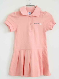 【夏物 新入荷!】†プチバトー/PETIT BATEAU†95cm(3ans) 半袖ワンピース/ポロワンピース ピンク【中古】子供服 キッズ kids 女の子 夏 onepi 624042