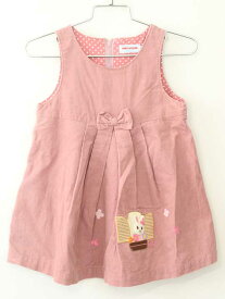 ミキハウス ジャンパースカート 90cm キッズ 女児 ピンク系【中古】【新入荷!】†