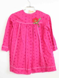 †グッチ/GUCCI† 95cm(36M) 半袖ワンピース ピンク【中古】子供服 キッズ kids 女の子 春夏 013032 onepi