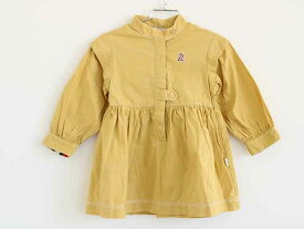 †ポールスミスベビー/Paul Smith baby†90cm 長袖ワンピース/シャツワンピース イエロー系【中古】子供服 キッズ kids ベビー服 baby 女の子 春秋 onepi 402042