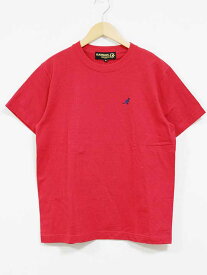 【新規値下げ】新品未使用品☆KANGOL/カンゴール☆Tシャツ/ワンポイント/カジュアル/半袖 レッド/赤 メンズ S 春夏秋冬 502132