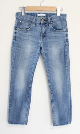 【SALE】●RED CARD TOKYO/レッドカード●カットオフクロップドデニムパンツ/YT25406/Gパン/ジーンズ/富岡佳子コラボ/ロングパンツ/長ズボン インディゴブルー/青 レディース 22【中古】春夏 412052