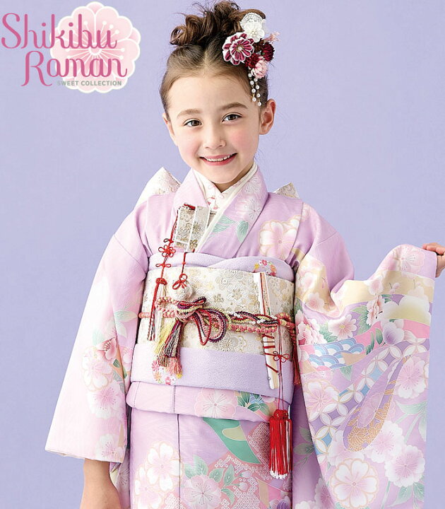 楽天市場】七五三 着物 7歳 女の子 着物フルセット 式部浪漫 ブランド 