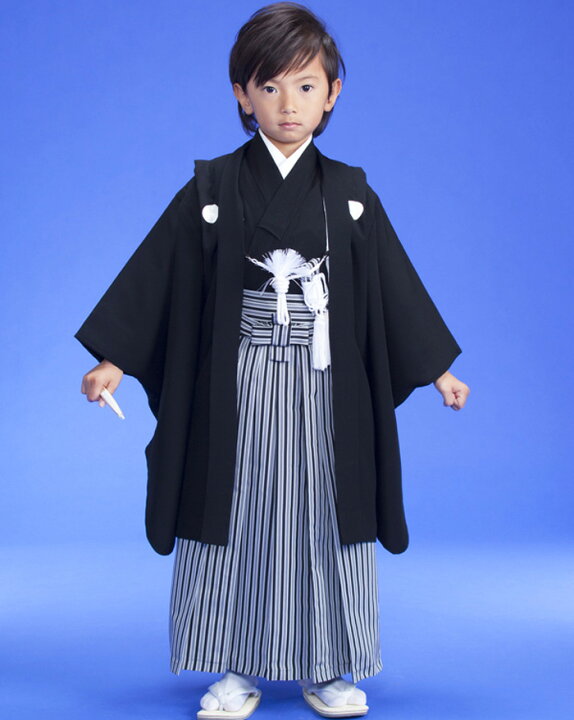 楽天市場】七五三 着物 正絹 男の子 袴 セット 5歳正絹紋付羽織 袴 