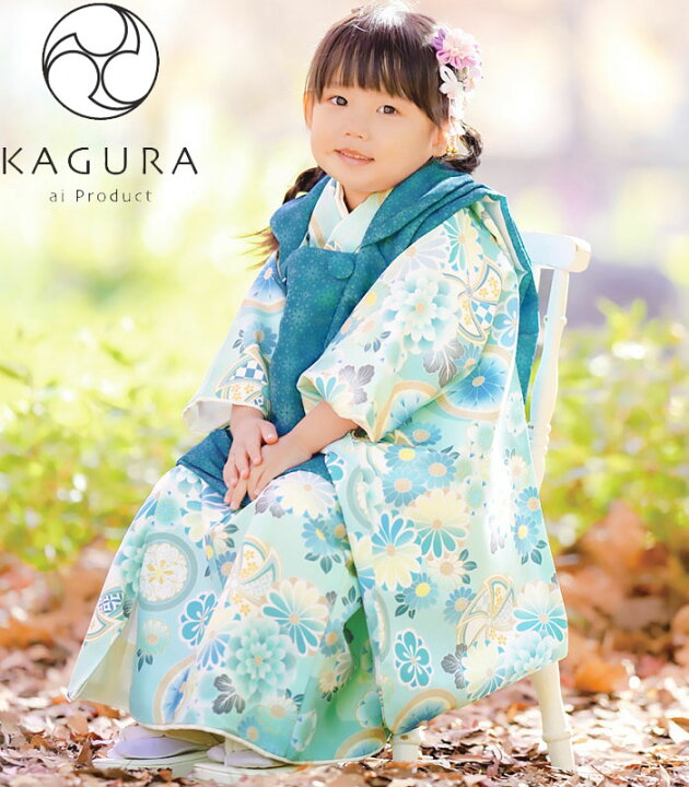 楽天市場】七五三 着物 3歳 女の子 被布セット KAGURA カグラ ブランド  