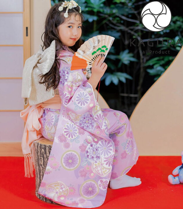 楽天市場】七五三 着物 7歳 女の子 着物フルセット KAGURA カグラ 
