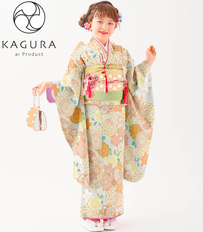 楽天市場】七五三着物 7歳 女の子 四つ身着物 単品 KAGURA カグラ