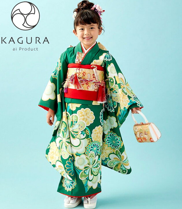 楽天市場】七五三着物 7歳 女の子 四つ身着物 単品 KAGURA カグラ 