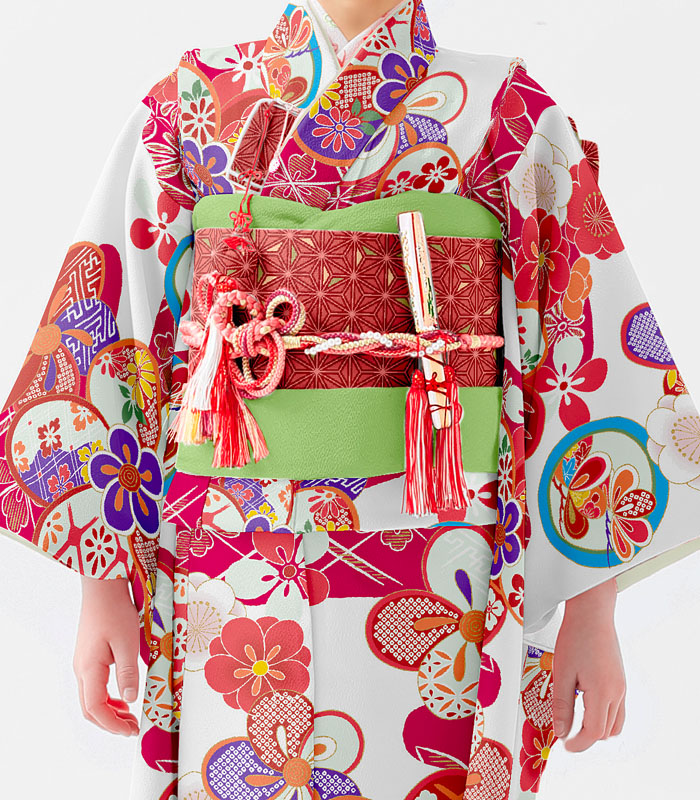 楽天市場】七五三 着物 7歳 女の子 着物フルセット PR＋ ブランド 日本 