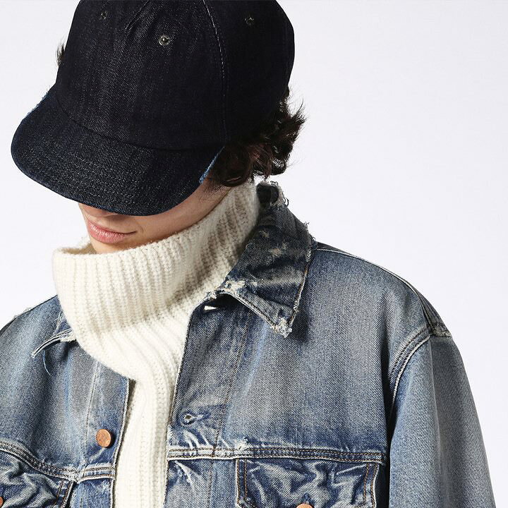 楽天市場】□DIESEL ディーゼル メンズ□ダメージ加工 デニム素材 ツバ 